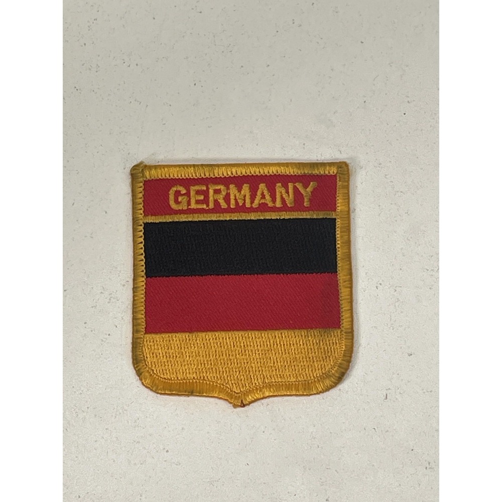 Germany Black Red Gold Flag Shield Embroidered Patch Military Insignia Badge